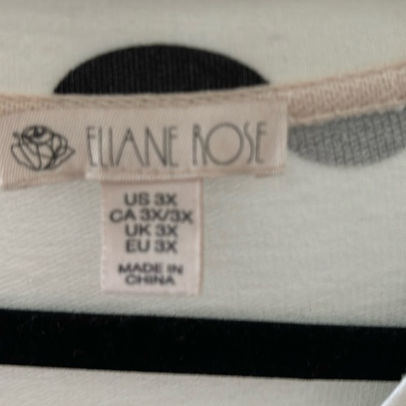 Ellane Rose polka dot white top with long sleeves - Picture 2 of 5